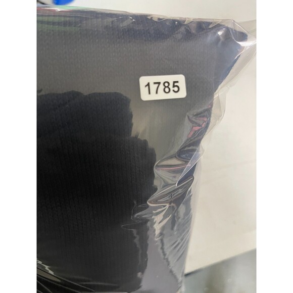 Eileen Fisher Cardigan Womens Large Black Open Front Organic Linen Blend - Picture 10 of 10